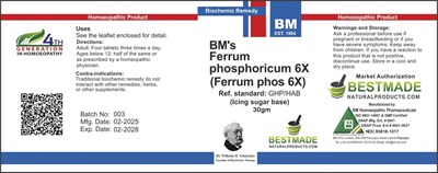 Ferrum Phos - Ferrum Phos (Lactose Free Cell Salts)